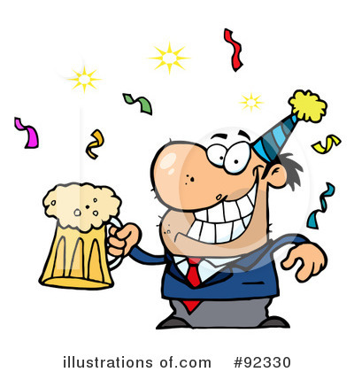 Royalty-Free (RF) Party Clipart Illustration by Hit Toon - Stock Sample #92330