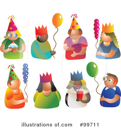 Royalty-Free (RF) Party Clipart Illustration by Prawny - Stock Sample #99711