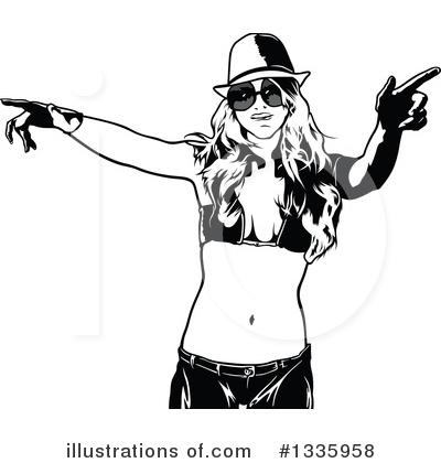 Royalty-Free (RF) Party People Clipart Illustration by dero - Stock Sample #1335958