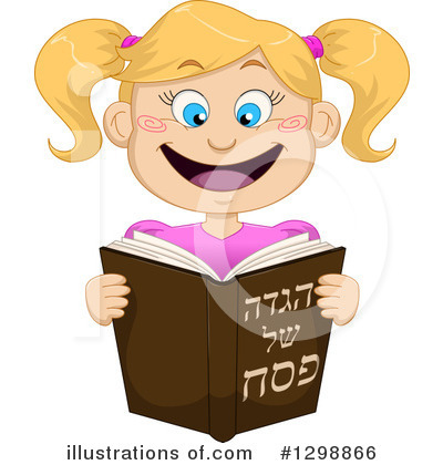 Reading Clipart #1298866 by Liron Peer