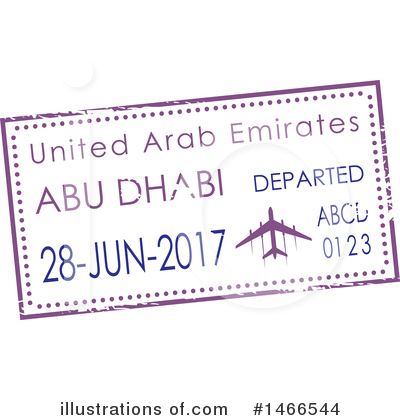 Passport Stamp Clipart #1466544 by Vector Tradition SM