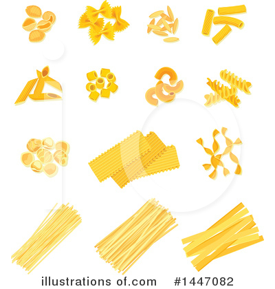 Spaghetti Clipart #1447082 by Vector Tradition SM