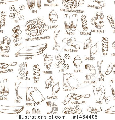 Royalty-Free (RF) Pasta Clipart Illustration by Vector Tradition SM - Stock Sample #1464405