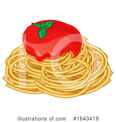 Pasta Clipart #1643419 by Domenico Condello