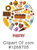 Pastry Clipart #1268705 by Vector Tradition SM