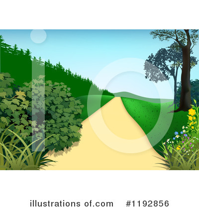 Royalty-Free (RF) Path Clipart Illustration by dero - Stock Sample #1192856