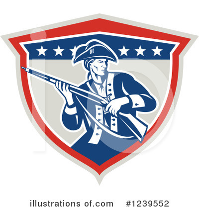 Royalty-Free (RF) Patriot Clipart Illustration by patrimonio - Stock Sample #1239552