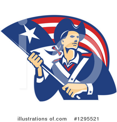 Royalty-Free (RF) Patriot Clipart Illustration by patrimonio - Stock Sample #1295521