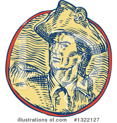 Royalty-Free (RF) Patriot Clipart Illustration by patrimonio - Stock Sample #1322127