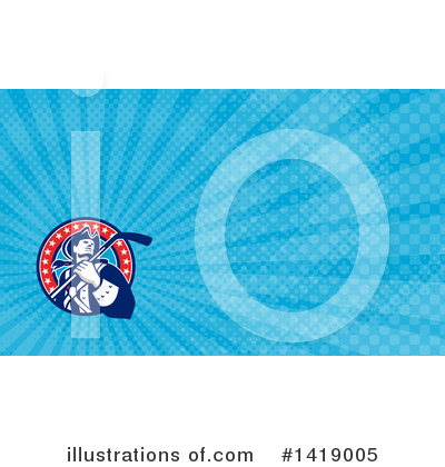 Royalty-Free (RF) Patriot Clipart Illustration by patrimonio - Stock Sample #1419005