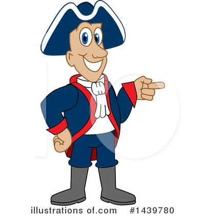 Royalty-Free (RF) Patriot Mascot Clipart Illustration by Mascot Junction - Stock Sample #1439780