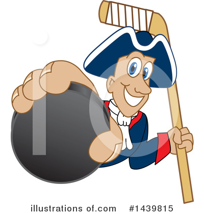 Royalty-Free (RF) Patriot Mascot Clipart Illustration by Mascot Junction - Stock Sample #1439815