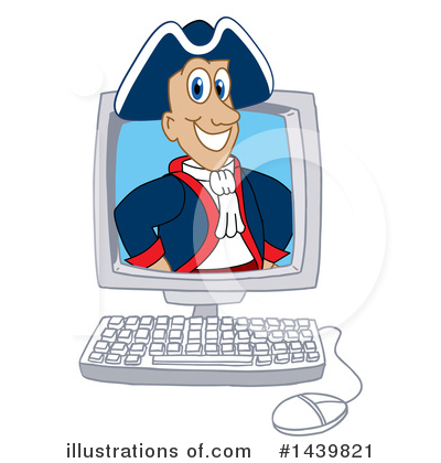 Patriot Mascot Clipart #1439821 by Mascot Junction