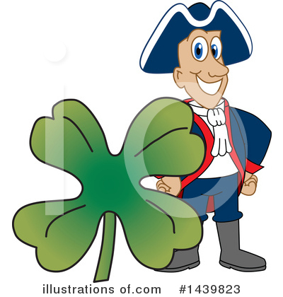 Royalty-Free (RF) Patriot Mascot Clipart Illustration by Mascot Junction - Stock Sample #1439823