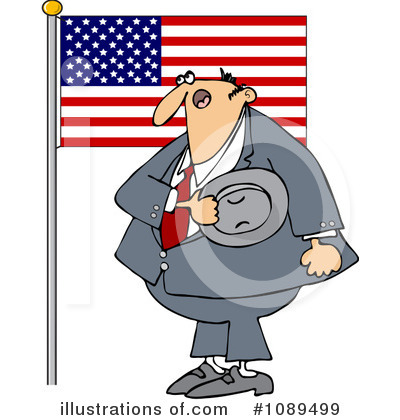 Royalty-Free (RF) Patriotic Clipart Illustration by djart - Stock Sample #1089499