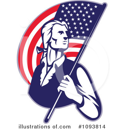 Royalty-Free (RF) Patriotic Clipart Illustration by patrimonio - Stock Sample #1093814
