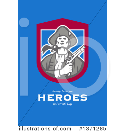 Royalty-Free (RF) Patriots Day Clipart Illustration by patrimonio - Stock Sample #1371285