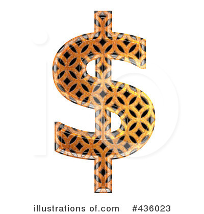 Royalty-Free (RF) Patterned Orange Symbol Clipart Illustration by chrisroll - Stock Sample #436023