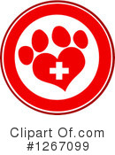 Paw Print Clipart #1267099 by Hit Toon