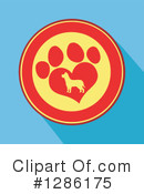 Paw Print Clipart #1286175 by Hit Toon