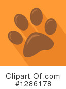 Paw Print Clipart #1286178 by Hit Toon