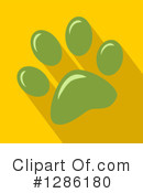 Paw Print Clipart #1286180 by Hit Toon