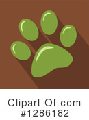 Paw Print Clipart #1286182 by Hit Toon