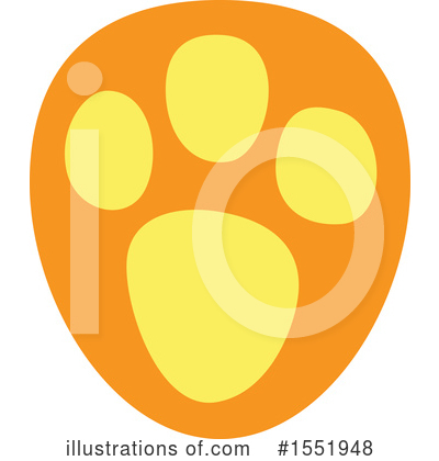 Paw Print Clipart #1551948 by Cherie Reve