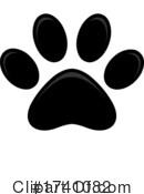 Paw Print Clipart #1741082 by Hit Toon