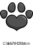 Paw Print Clipart #1741084 by Hit Toon