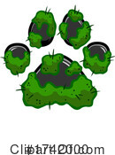 Paw Print Clipart #1742000 by Hit Toon