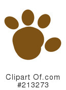 Paw Print Clipart #213273 by Hit Toon