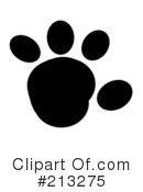Paw Print Clipart #213275 by Hit Toon