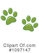 Paw Prints Clipart #1097147 by Hit Toon