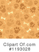 Paw Prints Clipart #1193028 by visekart