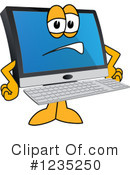 Pc Computer Mascot Clipart #1235250 by Mascot Junction