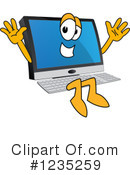 Pc Computer Mascot Clipart #1235259 by Mascot Junction