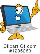 Pc Computer Mascot Clipart #1235269 by Mascot Junction