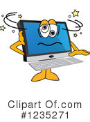 Pc Computer Mascot Clipart #1235271 by Mascot Junction