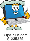 Pc Computer Mascot Clipart #1235275 by Mascot Junction