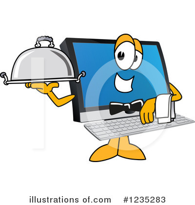 Pc Computer Mascot Clipart #1235283 by Toons4Biz