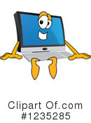 Pc Computer Mascot Clipart #1235285 by Mascot Junction