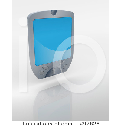 Royalty-Free (RF) Pda Clipart Illustration by KJ Pargeter - Stock Sample #92628