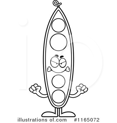 Royalty-Free (RF) Pea Pod Clipart Illustration by Cory Thoman - Stock Sample #1165072
