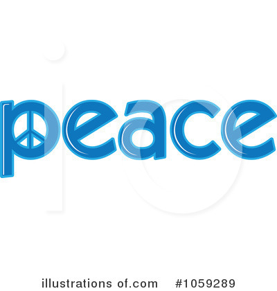Royalty-Free (RF) Peace Clipart Illustration by Maria Bell - Stock Sample #1059289