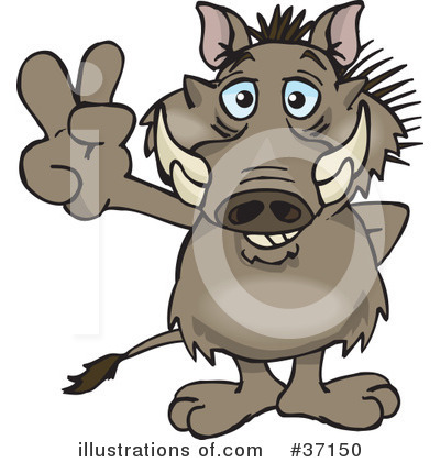 Pig Clipart #37150 by Dennis Holmes Designs