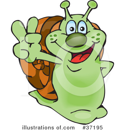 Snail Clipart #37195 by Dennis Holmes Designs