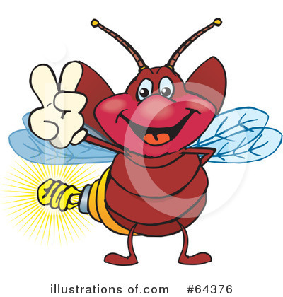 Firefly Clipart #64376 by Dennis Holmes Designs