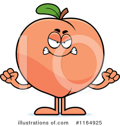 Peach Clipart #1164925 by Cory Thoman