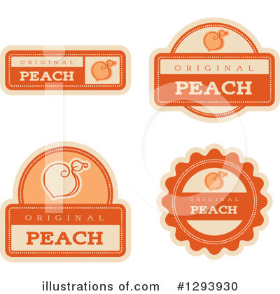 Peach Clipart #1293930 by Cory Thoman